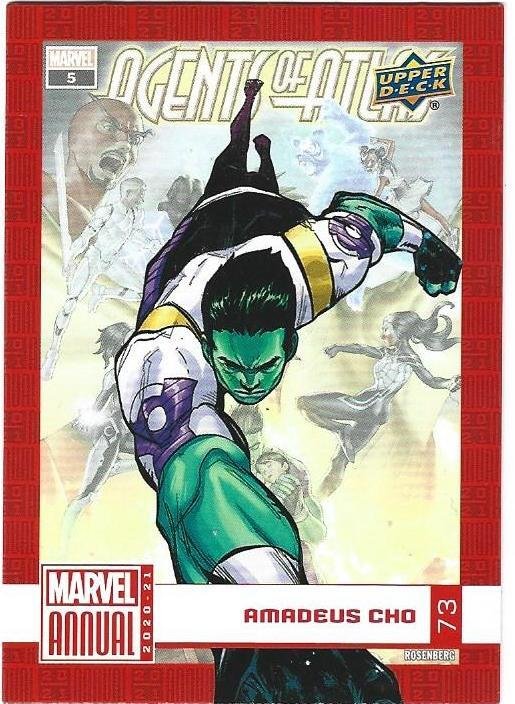 2020-21 Marvel Annual #73 Amadeus Cho