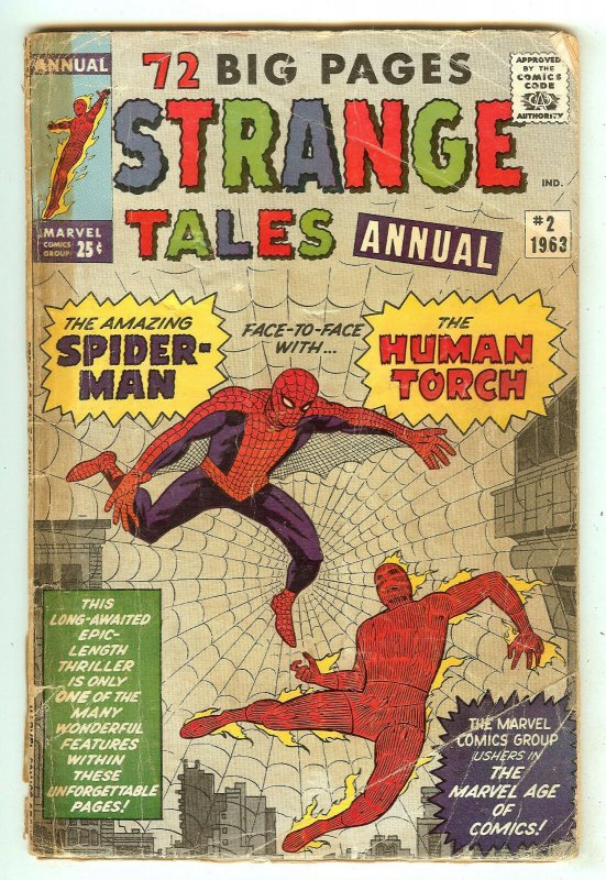 Strange Tales Annual 2   4th Spiderman   1st Spiderman crossover