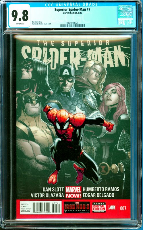 Surperior Spider-Man #7 CGC Graded 9.8