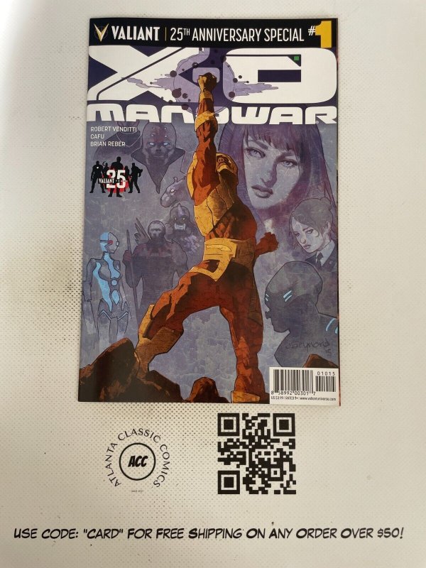 X-O Manowar # 1 NM 25th Anniversary Special Valiant Comic Book 14 MS11