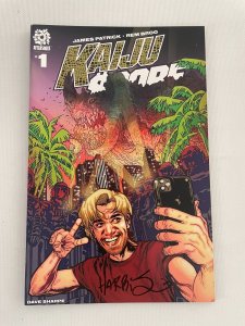 Kaiju Score # 1 NM 2020 Tony Harris Signed Variant Aftershock Comic Book 20 J257
