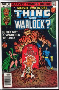 Marvel Two-in-One #63 (1980) Warlock