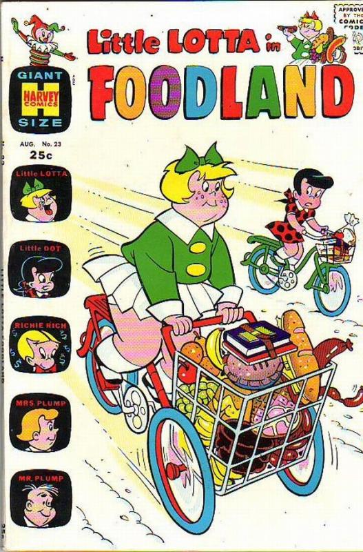 Little Lotta in Foodland #23 (Aug-70) VF/NM+ High-Grade Little Lotta