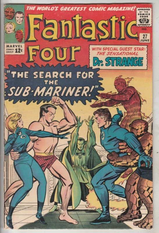 Fantastic Four #27 (Jun-65) FN/VF+ High-Grade Fantastic Four, Mr. Fantastic (...