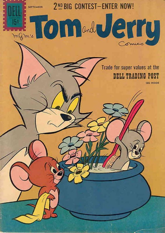 Tom And Jerry Comics #206 GD ; Dell | low grade comic September 1961 MGM | Comic Books - Silver Age, Dell, Tom & Jerry / HipComic Tom And Jerry Comics #206 GD ; Dell | low grade comic September 1961 MGM | Comic Books - Silver Age, Dell, Tom & Jerry / HipComic