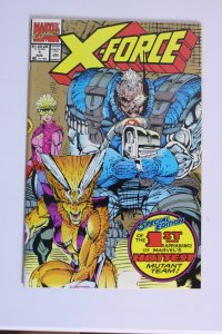 X-Force #1 Second Print Cover (1991) X-Force NM
