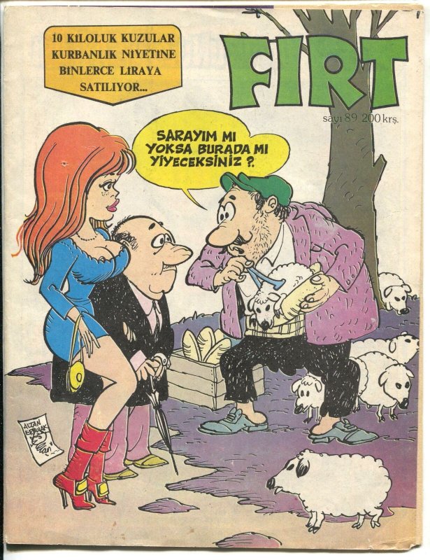 Firt Vol. 2 #89 -Tarzan parody-cheesecake & comics-FN-