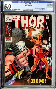 Thor #165 (1969) CGC Graded 5.0 - 1st app of Him (Warlock)