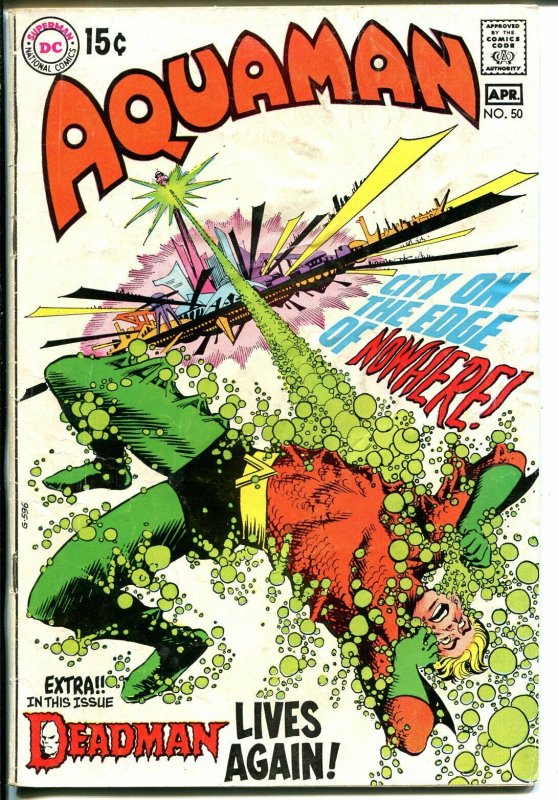 Aquaman- #50 1970-DC-Neal Adams art-G