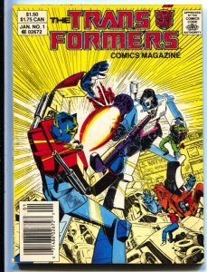 Transformers Comics Magazine #1  1987 - Marvel  -VF- - Comic Book