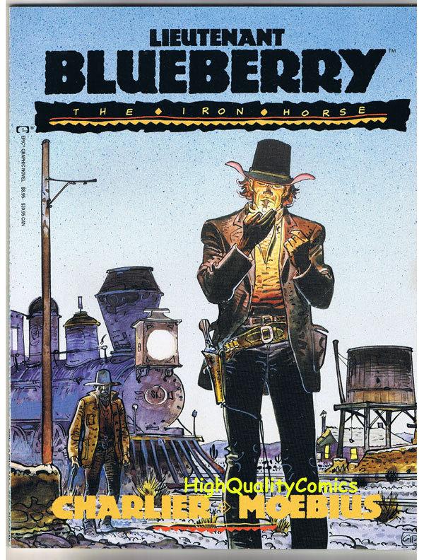 LIEUTENANT BLUEBERRY, TPB, GN, 1st, Moebius, 1991, NM , A Yankee named, Charlier