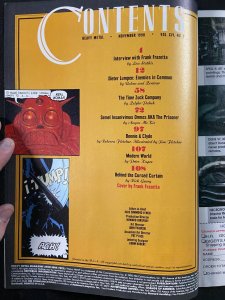 HEAVY METAL MAGAZINE NOVEMBER 1990 EXCLUSIVE FRANK FRAZETTA INTERVIEW VF