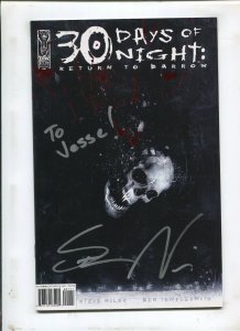 30 DAYS OF NIGHT: RETURN TO BARROW #1 (9.2) SIGNED BY STEVE NILES!