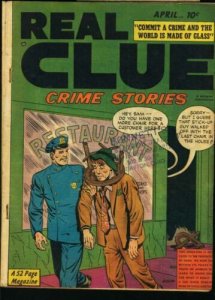 REAL CLUE CRIME STORIES V.5 #2-1950-PRE-CODE VG 