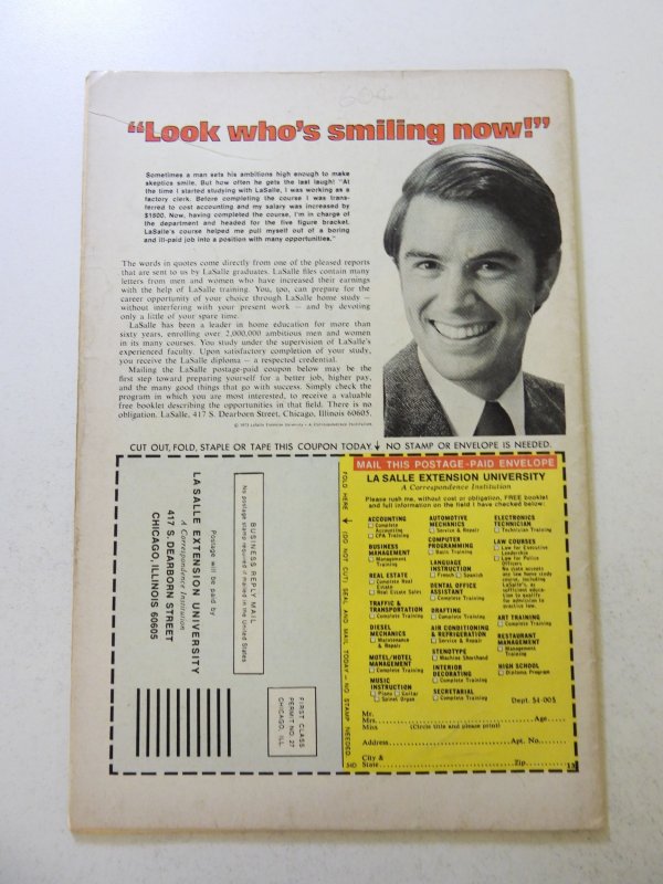 Sub-Mariner #71 (1974) FN/VF condition MVS intact price written on back cover