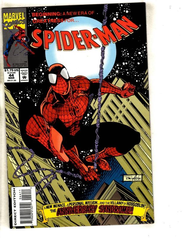 Lot Of 10 Spider-Man Marvel Comic Books # 41 42 43 44 45 46 47 48 49 50 CR58