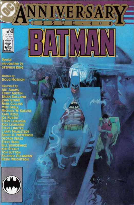 Batman #400 VG ; DC | low grade comic Stephen King Bill Sienkiewicz Rusty Staple