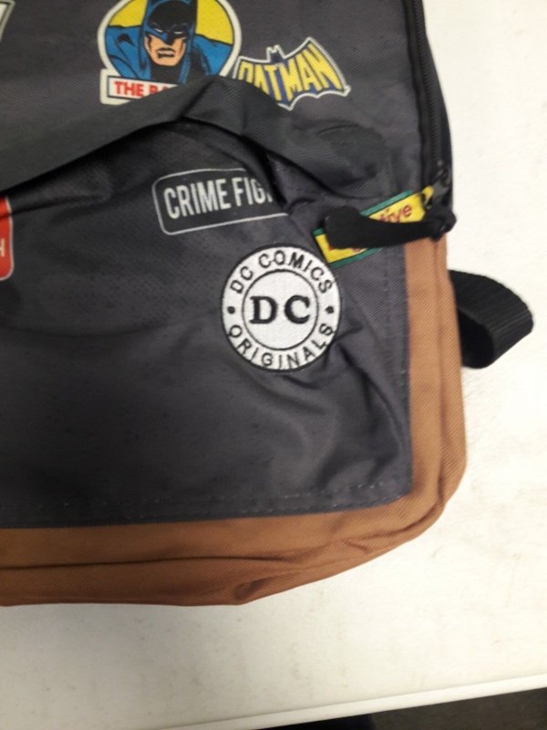DC COMICS SUPERHERO BACKPACK BATMAN SUPERMAN DETECTIVE COMICS PALADONE