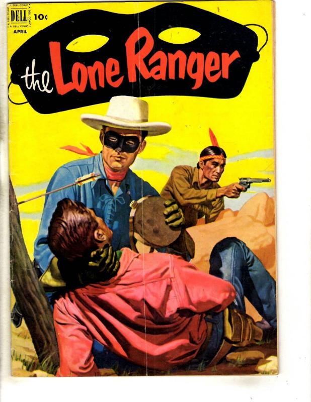 The Lone Ranger # 46 FN Dell Golden Age Comic Book 1952 Western Tonto JL3