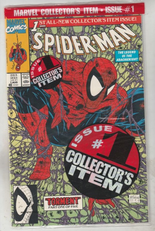 Spider-Man Bagged #1 (Aug-90) NM/MT Super-High-Grade Spider-Man