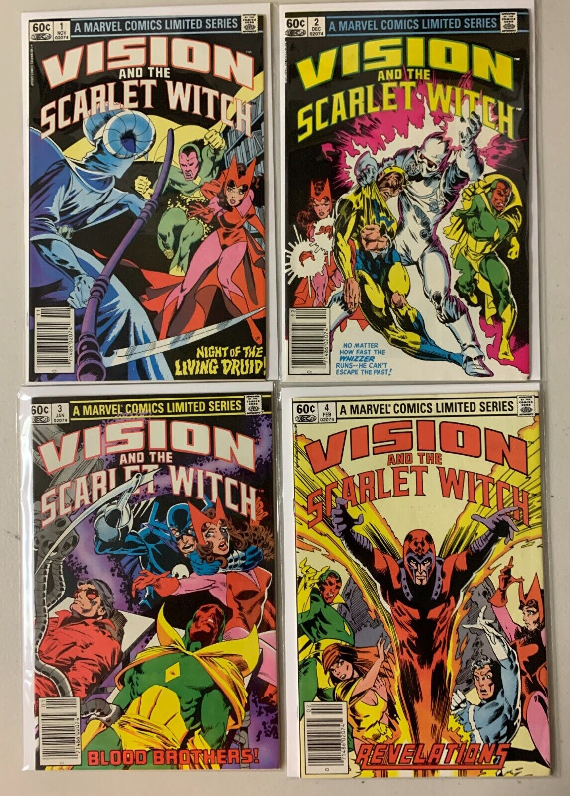 Vision and the Scarlet Witch (1982 1st Series) comic books