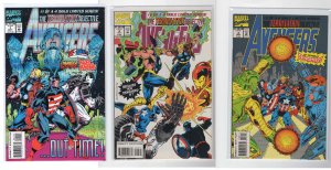 AVENGERS TERMINATRIX OBJECTIVE Issues #1, 2 and 3 (1993) VF