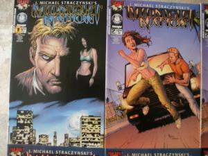 8 Top Cow image MIDNIGHT NATION Comic: #1 #2 (3) #3 (2) #4 (2) (2000 2001)