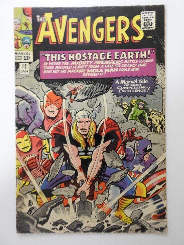 The Avengers #12  (1965) VG Condition! 1 in tear back cover