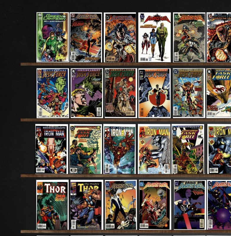 Huge Lot 140+ Comics with Darkstars, Iron Man, Thor & More!