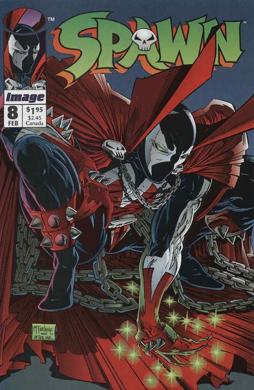 Spawn #8 FN ; Image | Alan Moore - with Frank Miller poster