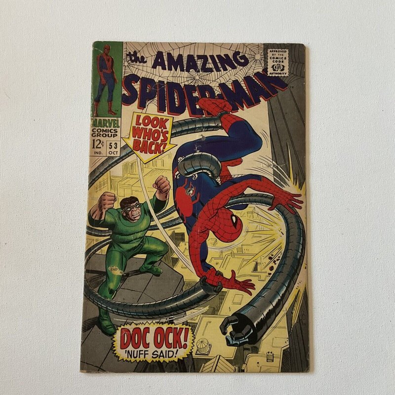 Amazing Spider-Man 53 Good/Very Good Gd/vg 4.0 Marvel 1967