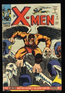 X-Men #19 VG- 3.5 White Pages 1st Appearance Mimic! Jack Kirby Cover!