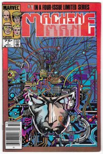 Machine Man #1 Newsstand Edition (1984)