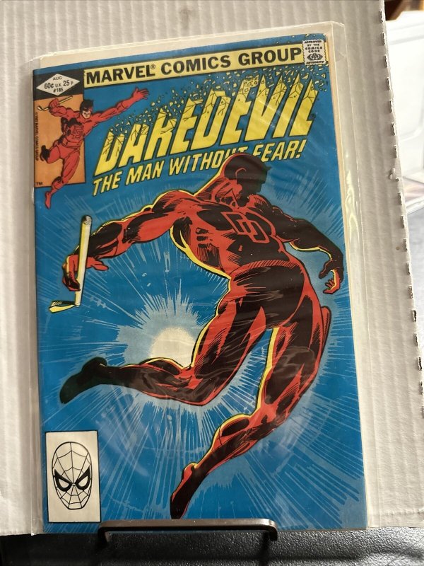 DAREDEVIL #185 (VF+) 1982 KINGPIN APPEARANCE! FRANK MILLER/KLAUS JANSON! BRONZE