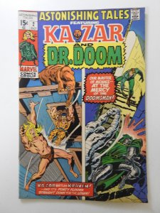 Astonishing Tales #2 (1970) Featuring Dr. Doom!!! Beautiful VF+ Condition!