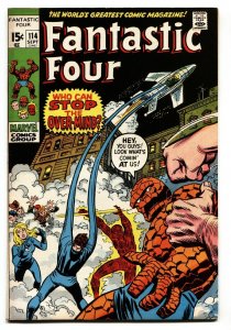 FANTASTIC FOUR #114 1971- Over-Mind issue-comic book VF