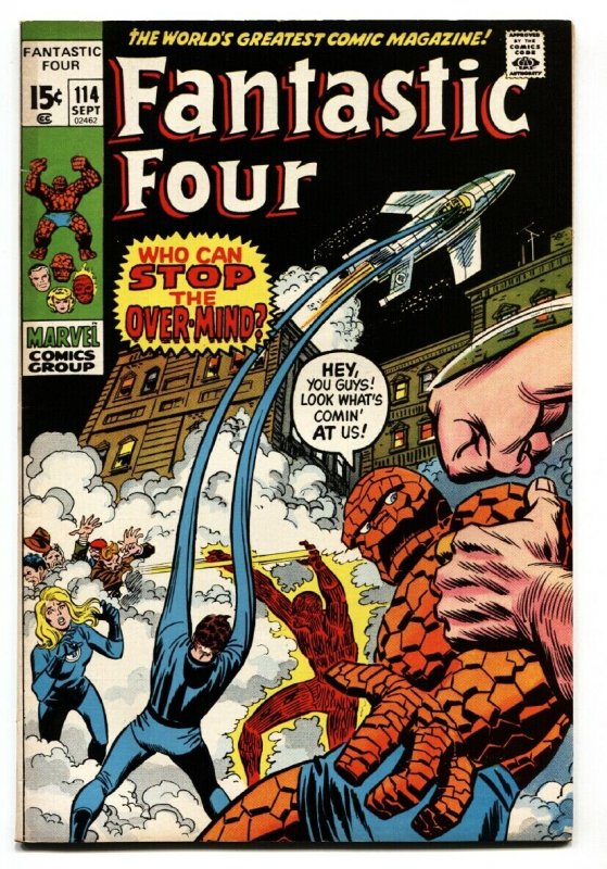 FANTASTIC FOUR #114 1971- Over-Mind issue-comic book VF