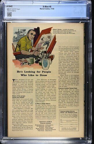 X-Men #8 1964 Marvel Comics CGC 6.5 1st app Unus the Untouchable