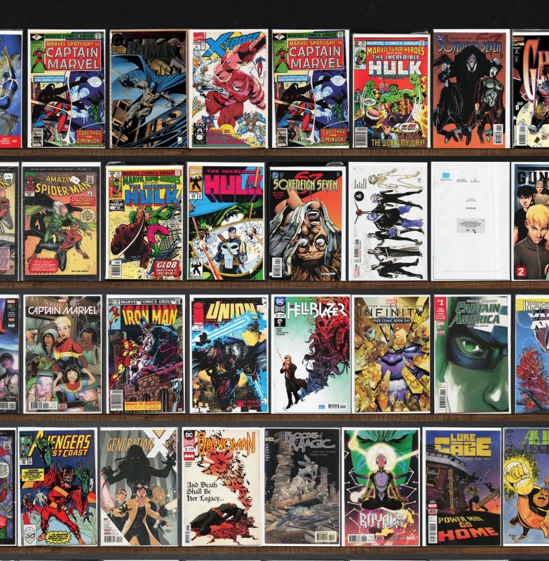 Huge Lot 140+ Comics with The Incredible Hulk, X-Force & More!