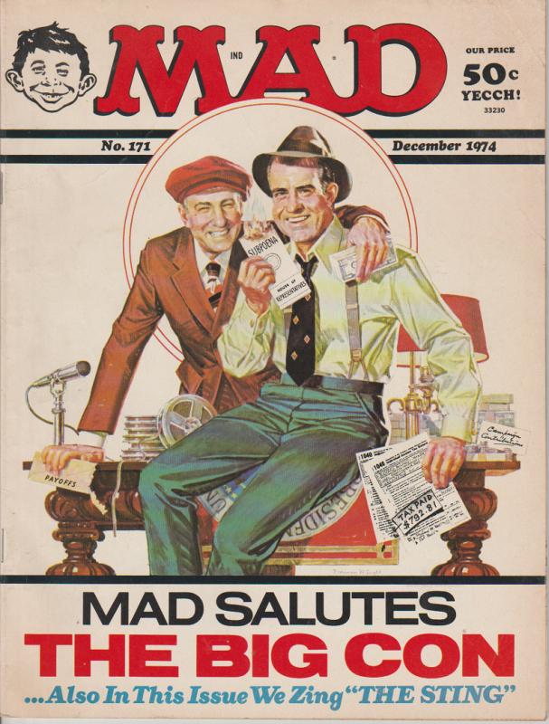 MAD MAGAZINE #172 - HUMOR COMIC MAGAZINE - RICHARD NIXON COVER