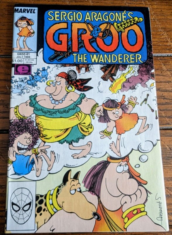 Sergio Aragones Groo The Wanderer 5 Comic Lot Marvel Comics All Very High Grade! 