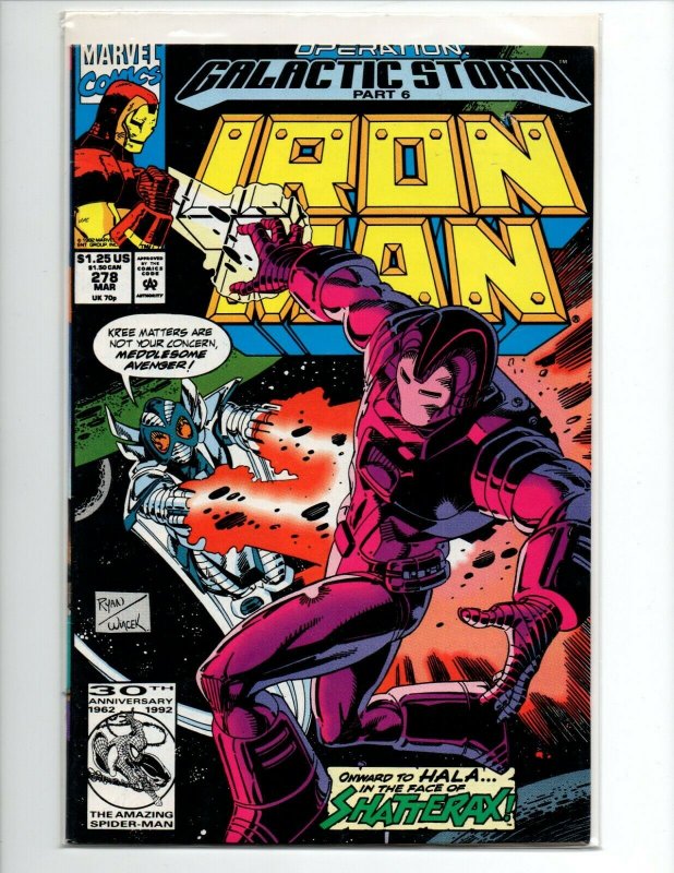 Iron Man 2PC #278-279 - 1st Appearance of Shatterax (NM) 1992