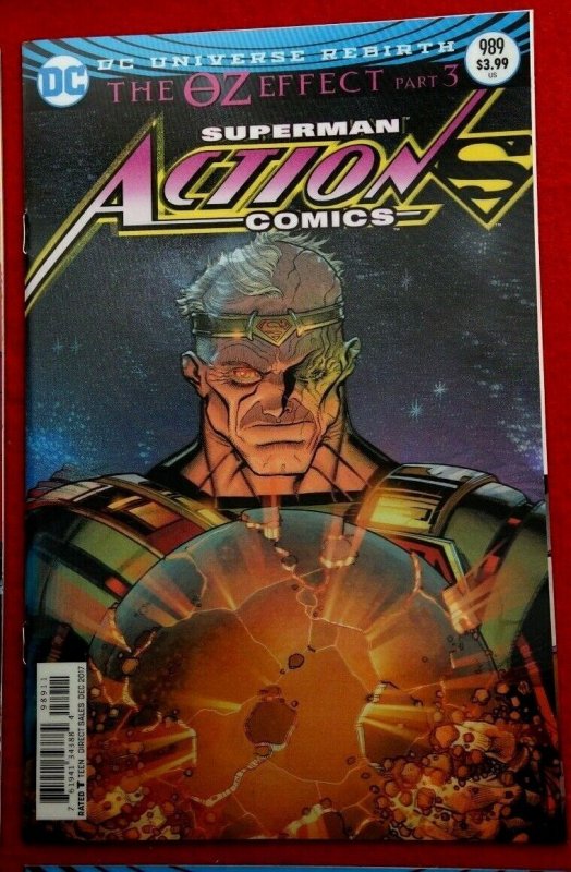 ACTION COMICS #987-992 COMPLETE OZ EFFECT LENTICULAR Complete Set