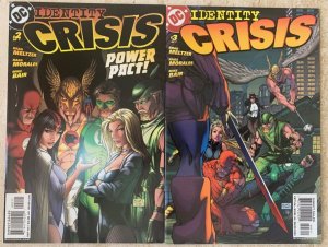 IDENTITY CRISIS 1-7 + VARIANTS | DC COMICS 2004-05 | COMPLETE SERIES | 10 TOTAL