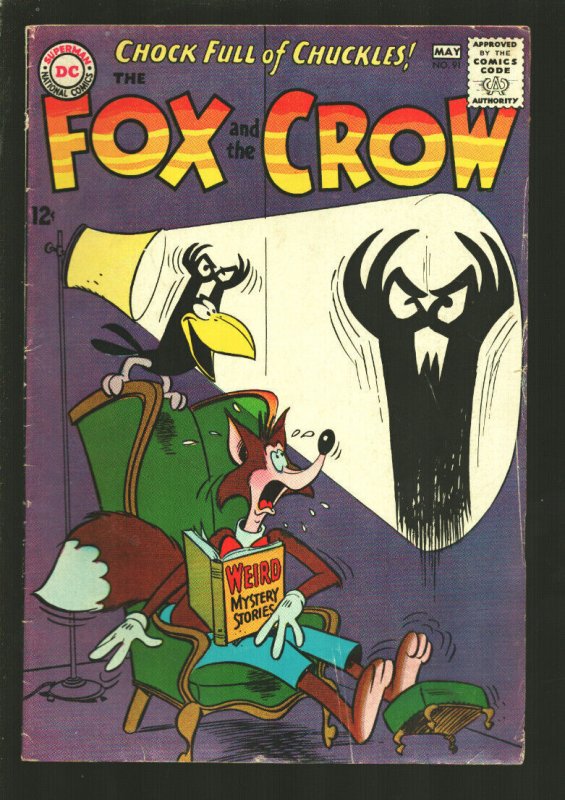 Fox And The Crow #91 1965-DC-Horror cover-Little red Riding Hood appears-VG+