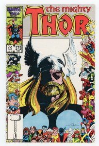Thor #373 Walt Simonson Sal Buscema Anniversary Frame Cover NM