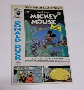 Walt Disney's Mickey and Donald Comic Book #12 Gladstone 1989