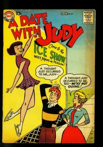 Date with Judy #69 1959- Ice skating cover- DC Humor- G/VG