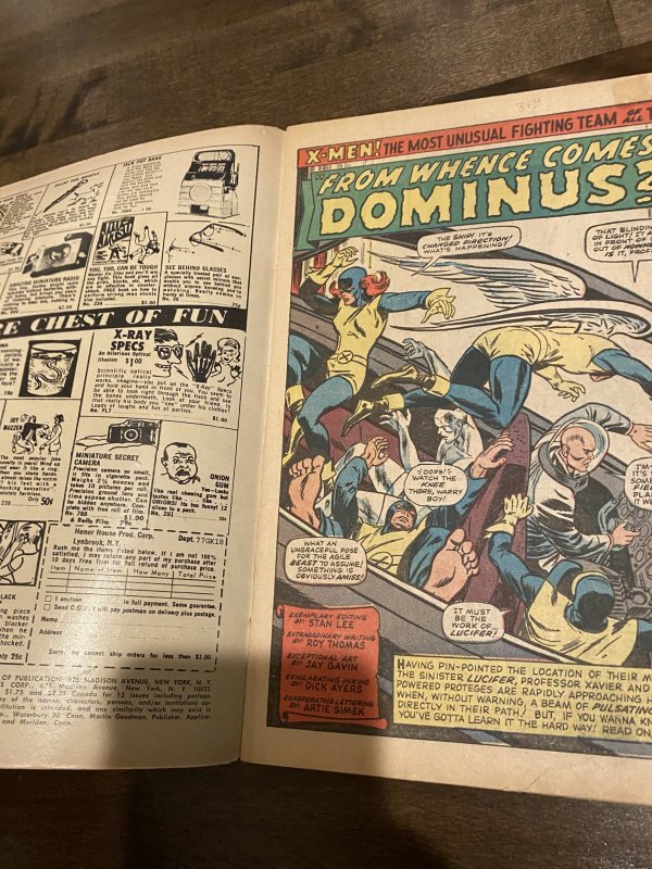 The X-Men #21 (1966) Lucifer app