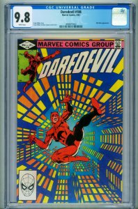 Daredevil #186  1982 - Marvel -CGC 9.8 - Comic Book-4080875022